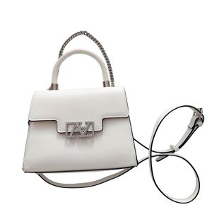 Aldo White And Rhinestone Crossbody Handbag NWOT